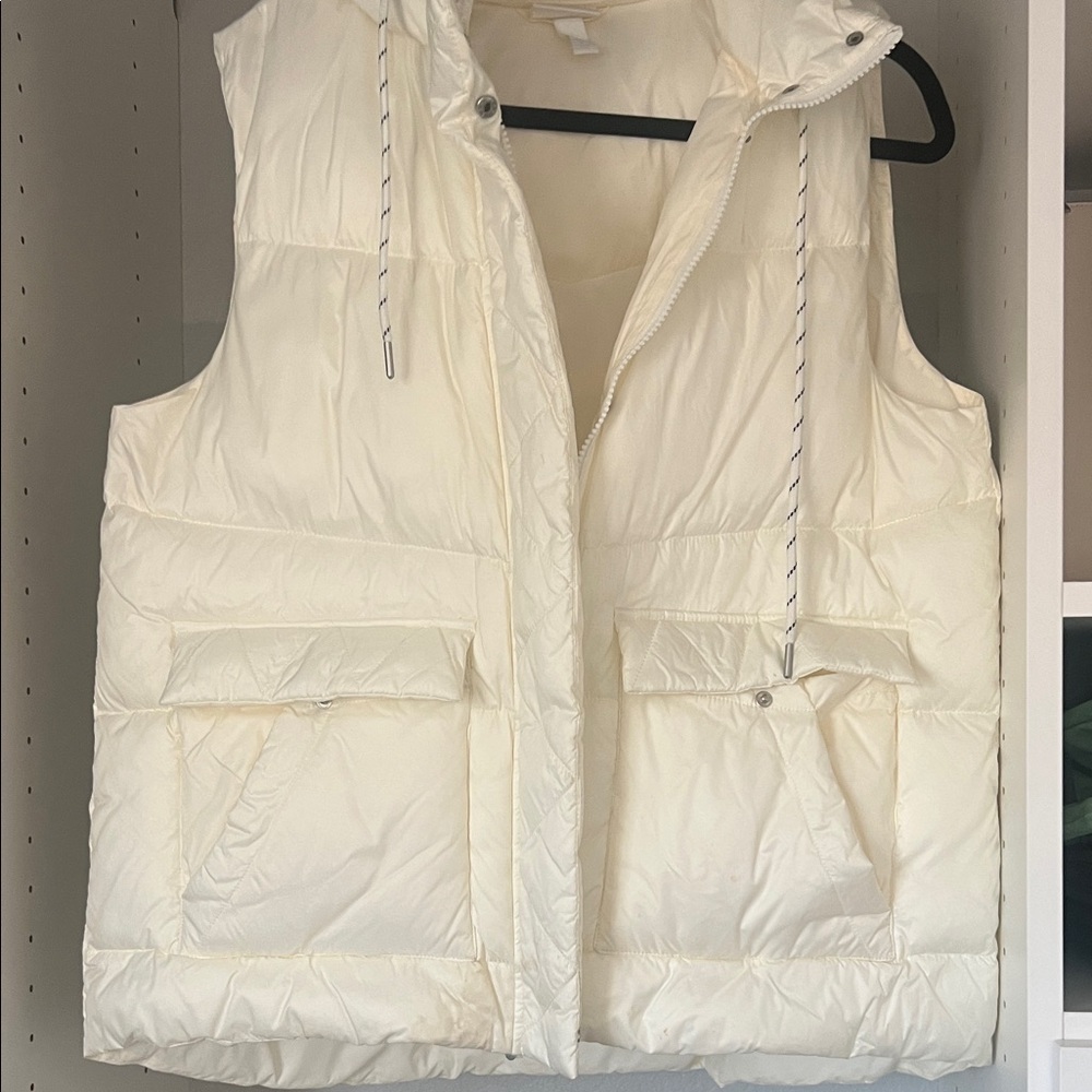 Zella Cream Puffer Vest